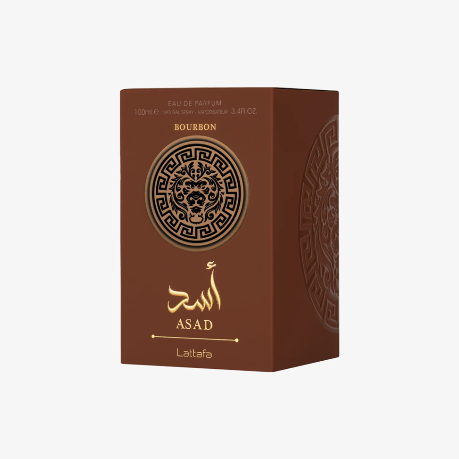 Lattafa Asad Bourbon Eau De Parfum 100ML – Warm Vanilla Bourbon Spicy Men’s Fragrance