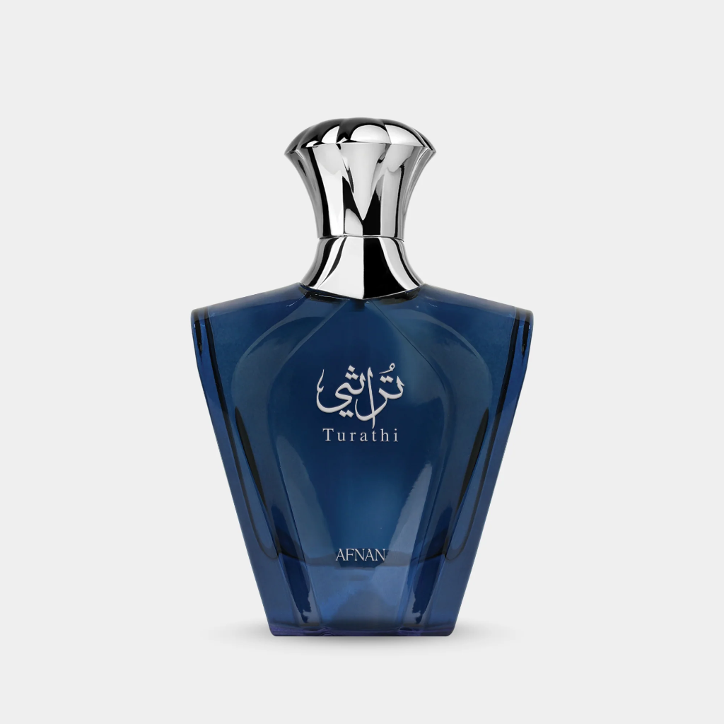 Afnan Turathi Blue Eau De Parfum 90ML – Fresh Citrus Woody Luxury Fragrance for Men