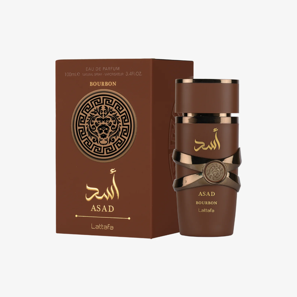 Lattafa Asad Bourbon Eau De Parfum 100ML – Warm Vanilla Bourbon Spicy Men’s Fragrance