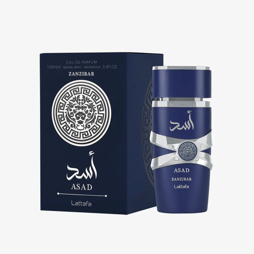 Lattafa Asad Zanzibar Eau De Parfum – Fresh Spicy Woody Men’s Fragrance