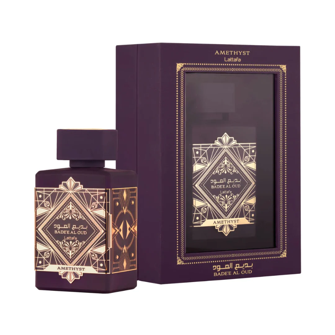Lattafa Bade’e Al Oud Amethyst Eau de Parfum Spray – 100 mL / 3.4 fl oz - Unisex